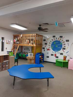 Interior of Kids Korner Preschool & Daycare in Los Lunas, NM