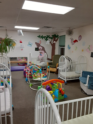 Sleeping area for kids at Kids Korner Preschool & Daycare